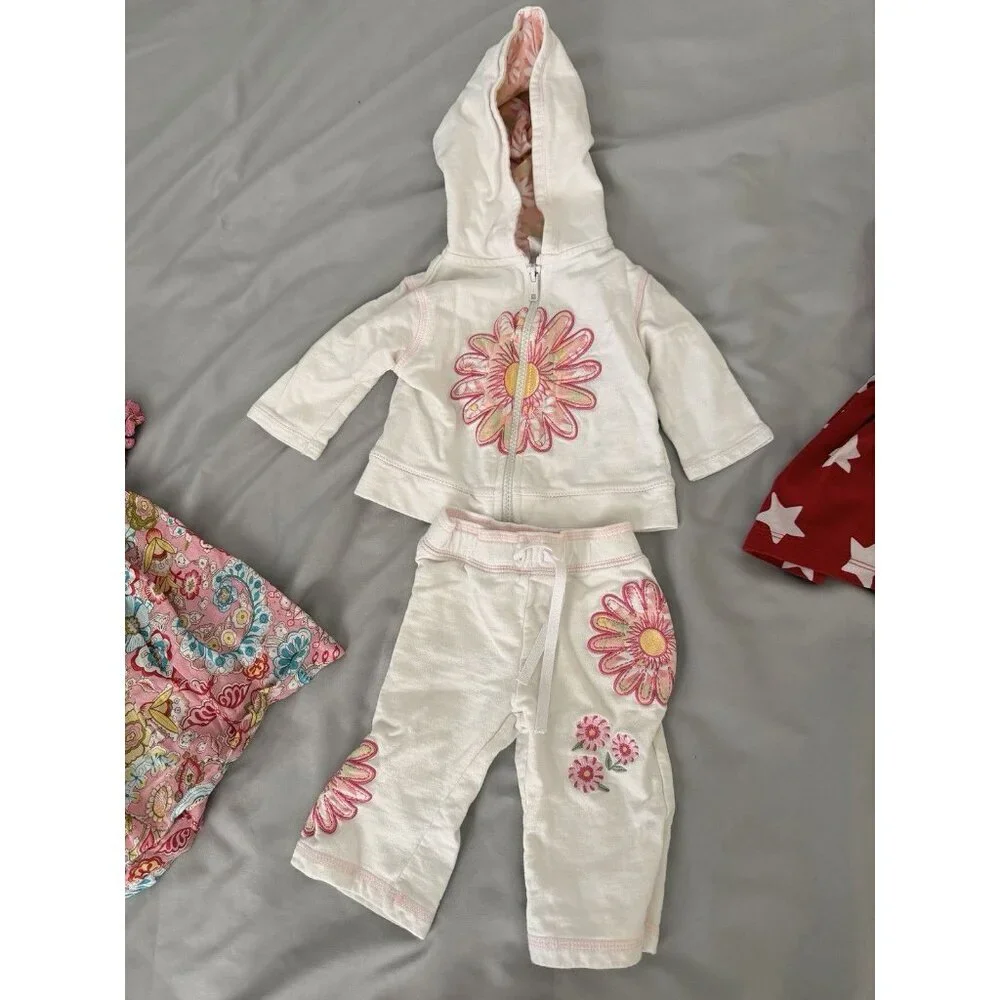 Baby Girl Clothing Lot 3M–6M Smock Candy Carter’s GAP Koala Kids 5 Pc Outfit Set